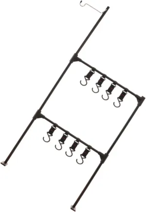 Camping Light Stand Table Portable Folding Storage Rack Lantern Hook for Outdoor Supplies