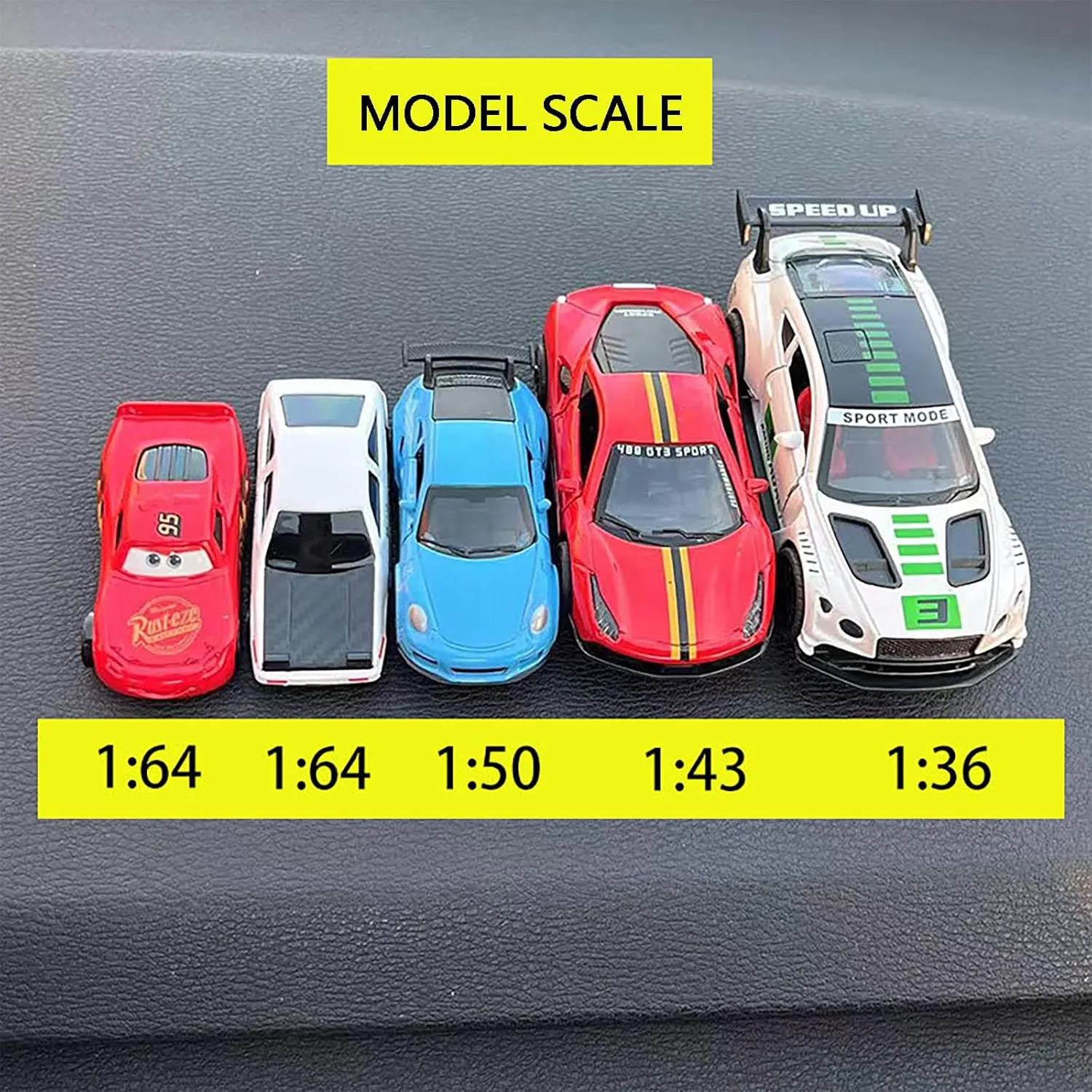 Car Dashboard Decorations - Alloy Drifting Spin Car Model, 1:36 Scale Rotating Metal Ornament, Fun & Cool Gadgets for Men, Sporty Dynamic Auto Accessories with Bobble Head-Style Design (04)