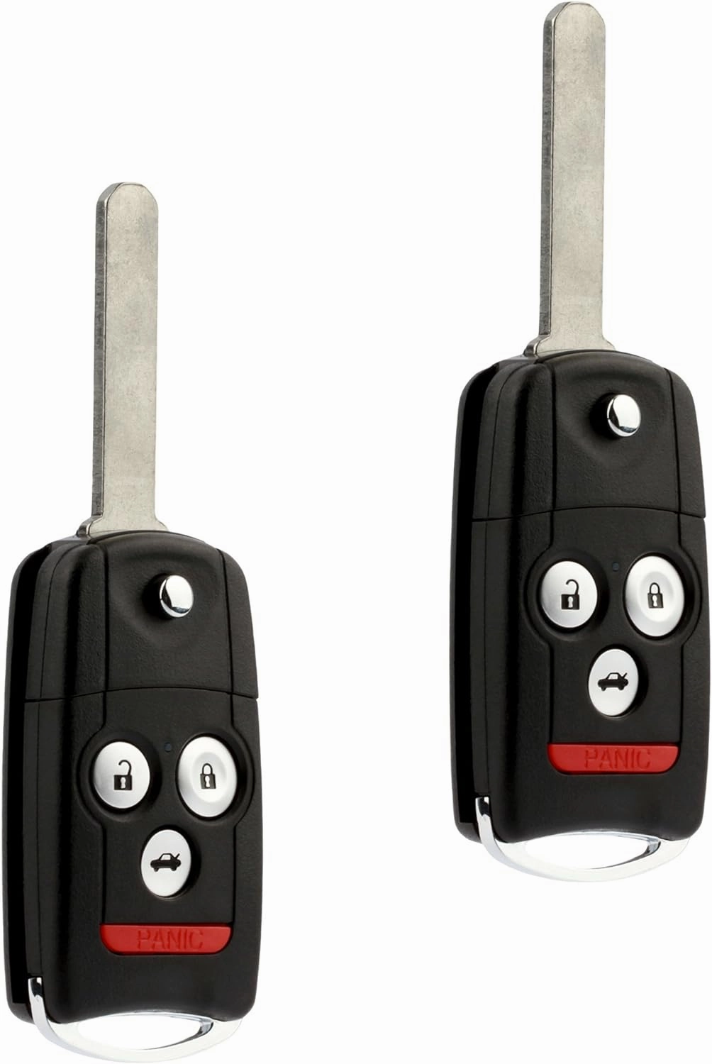 Car Key Fob Keyless Entry Flip Remote fits 2007-2013 Acura MDX RDX (N5F0602A1A), Set of 2