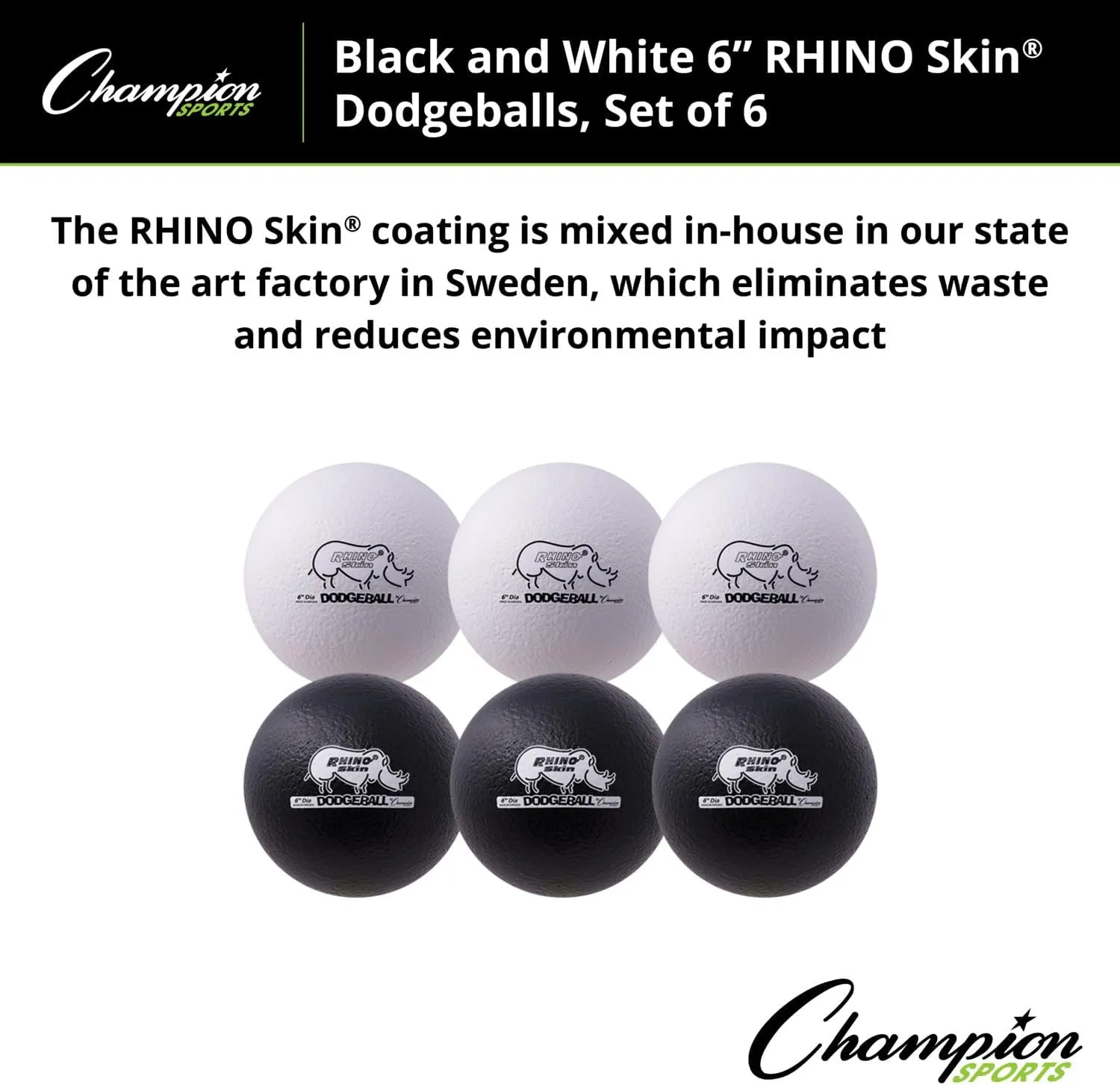 Champion Sports Rhino Skin Dodgeball Set