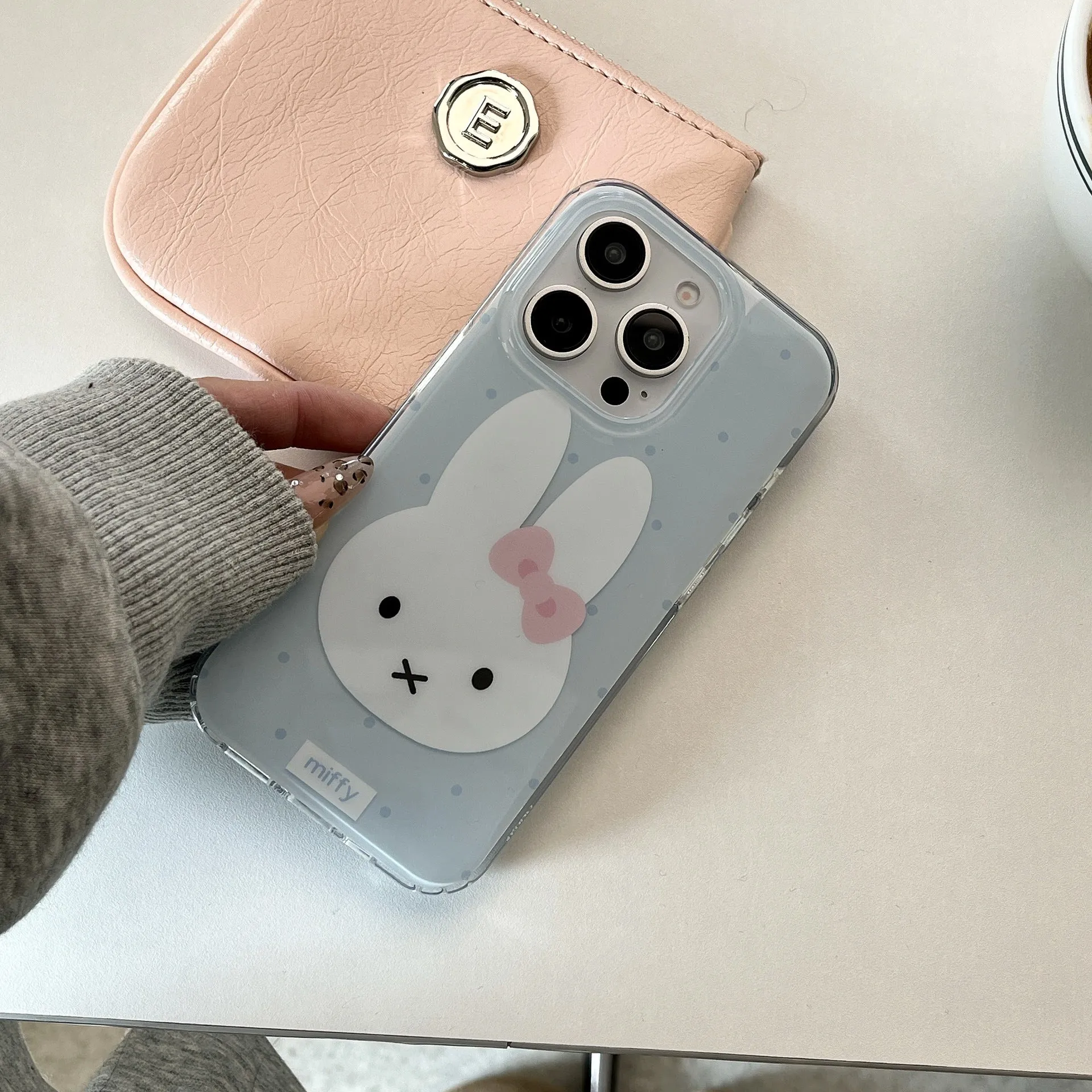 Charming Miffy Bunny Clear Case