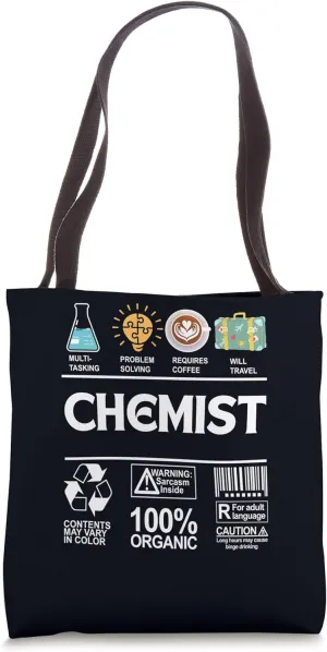 Chemist Job Profession Definition Skills Coffee Travel Tote Bag