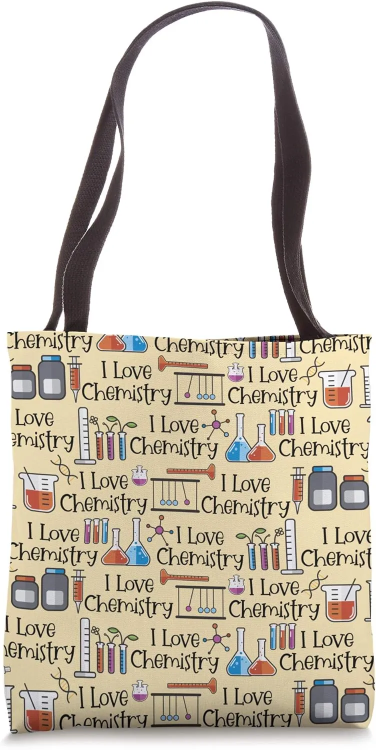 Chemistry Love Chemist Science Teacher Novelty Gift Tote Bag
