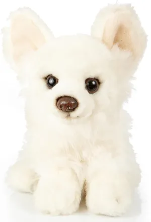 Chihuahua White, Sitting - 18 cm (Length) - Plush Dog - Plush Animal, Plush Animal