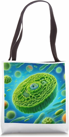 Chloroplast Photosynthesis Biology Science Nature Biologist Tote Bag