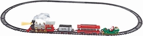 Christmas Train Set with Light Sound for 3 4 5 6 7 8  Years Old Boys Girls