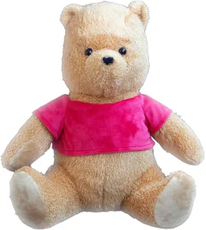Christopher Robin Bear Pooh Plush Doll Toy, Brown