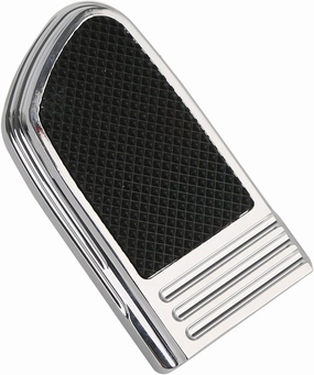Chrome Brake Pedal Pad Cover Fit For Harley Touring Electra Glide Street Glide Road King Road Glide 1980-2023 Softail 1986-2017 Dyna 2012-2016