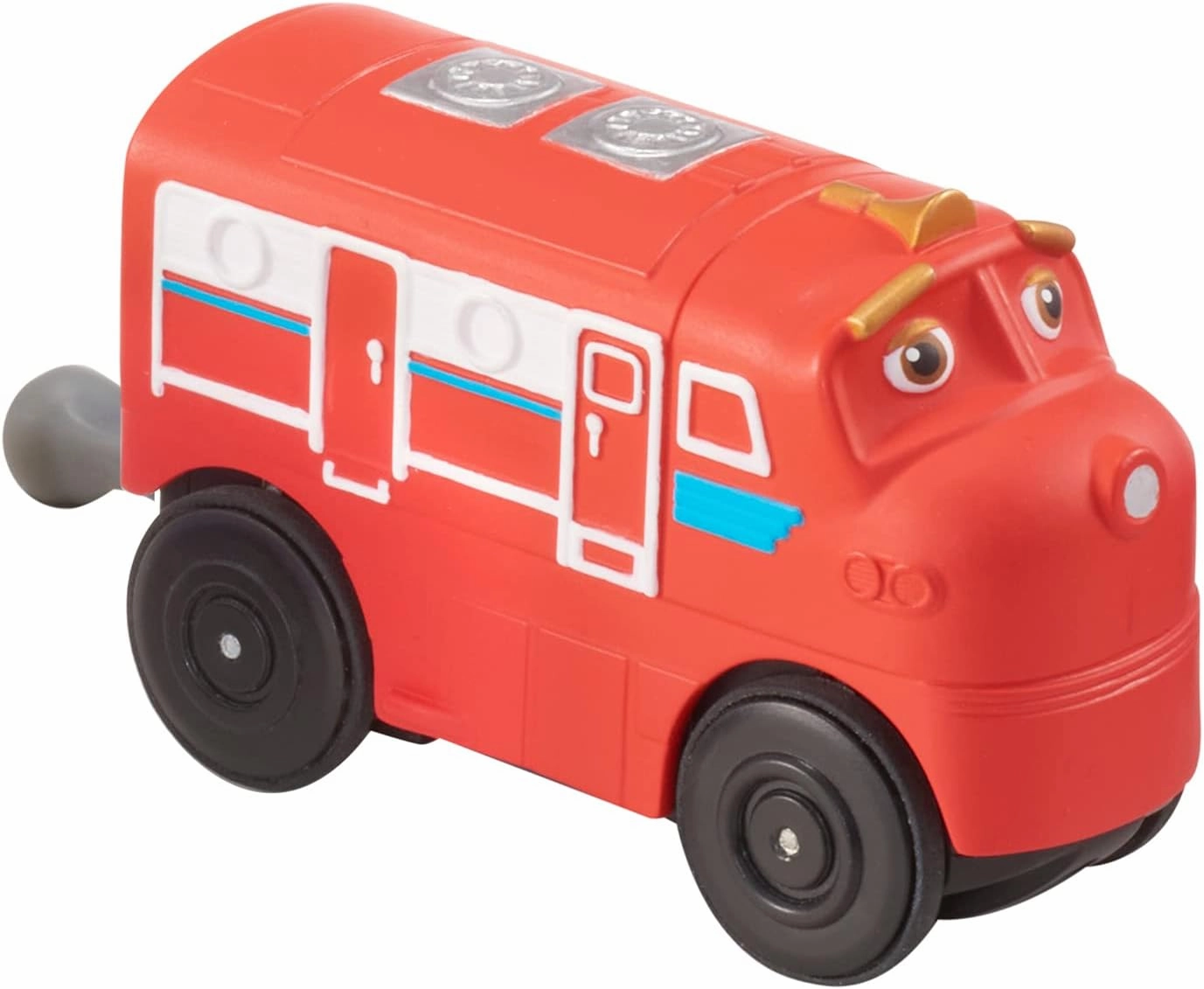 Chuggington EU890401 Touch and Go Wilson | Single Pack | Motorised Train, Battery Powered | 3.75 inch Scale | Ages 3 & Up, Red