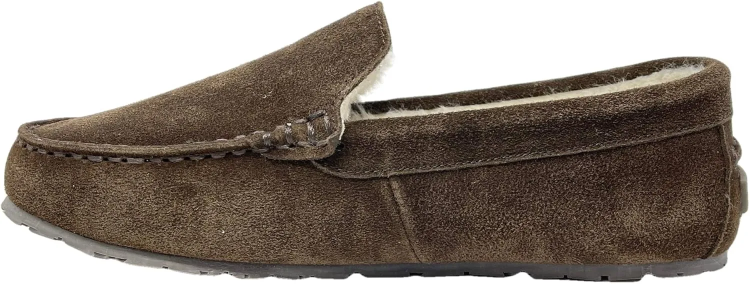 Clarks Men's, Plush Fur Venetian Slipper