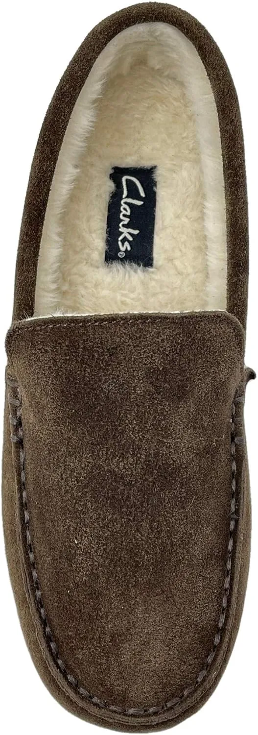 Clarks Men's, Plush Fur Venetian Slipper