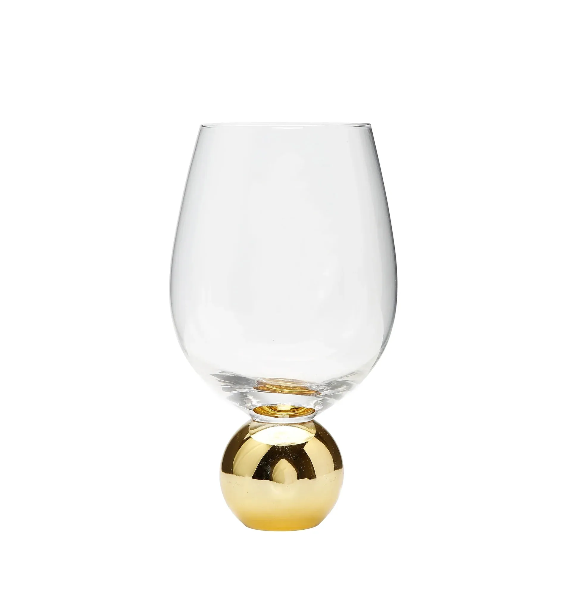 Classic Touch Gold Wine Glasses 6pc