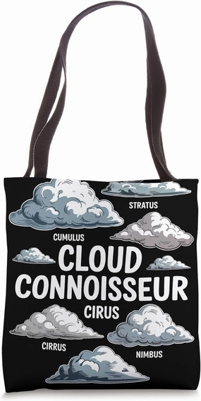 Cloud Connoisseur Meteorologist Tote Bag
