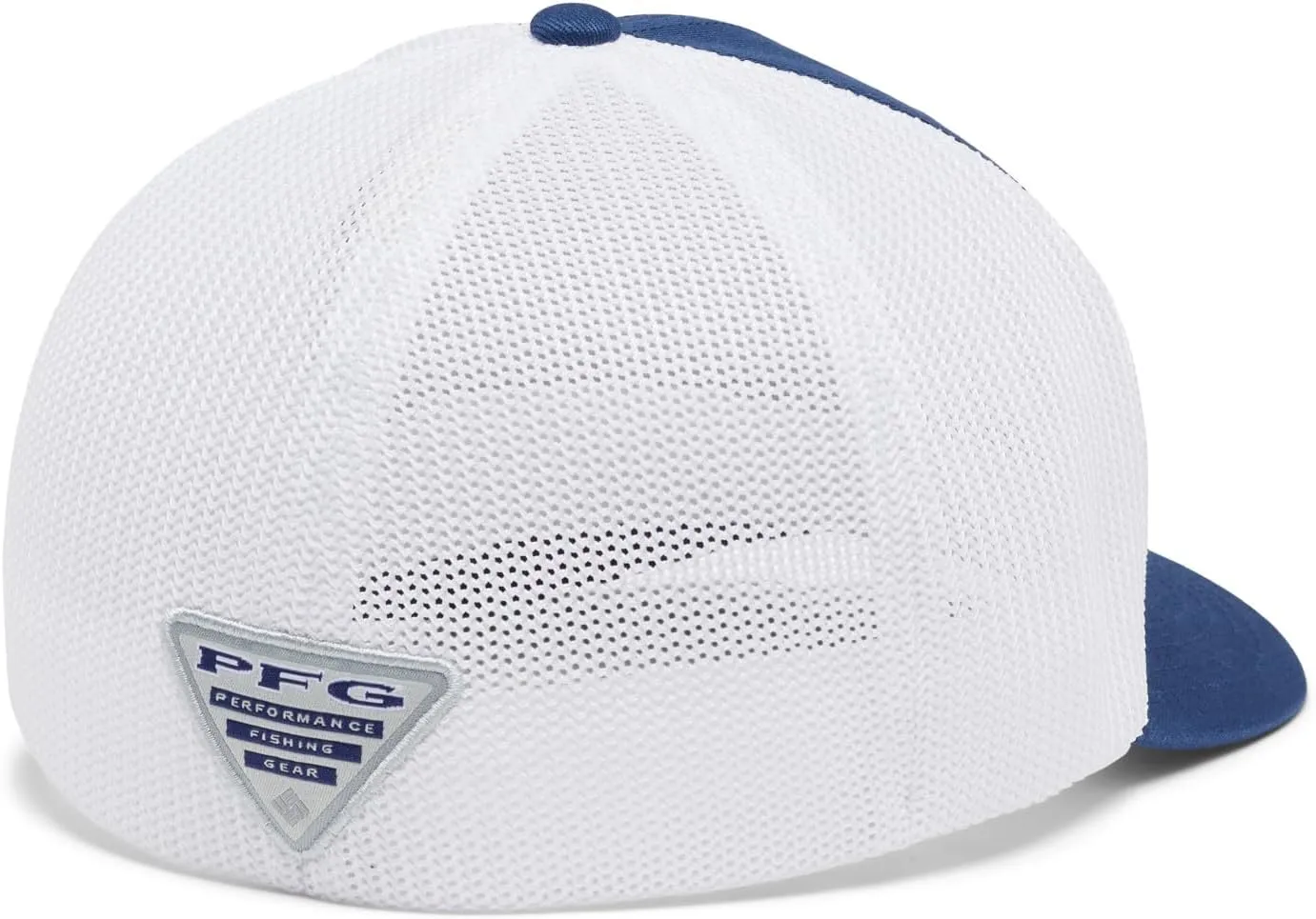 Columbia PFG Leather Fish Flag Mesh Ball Cap