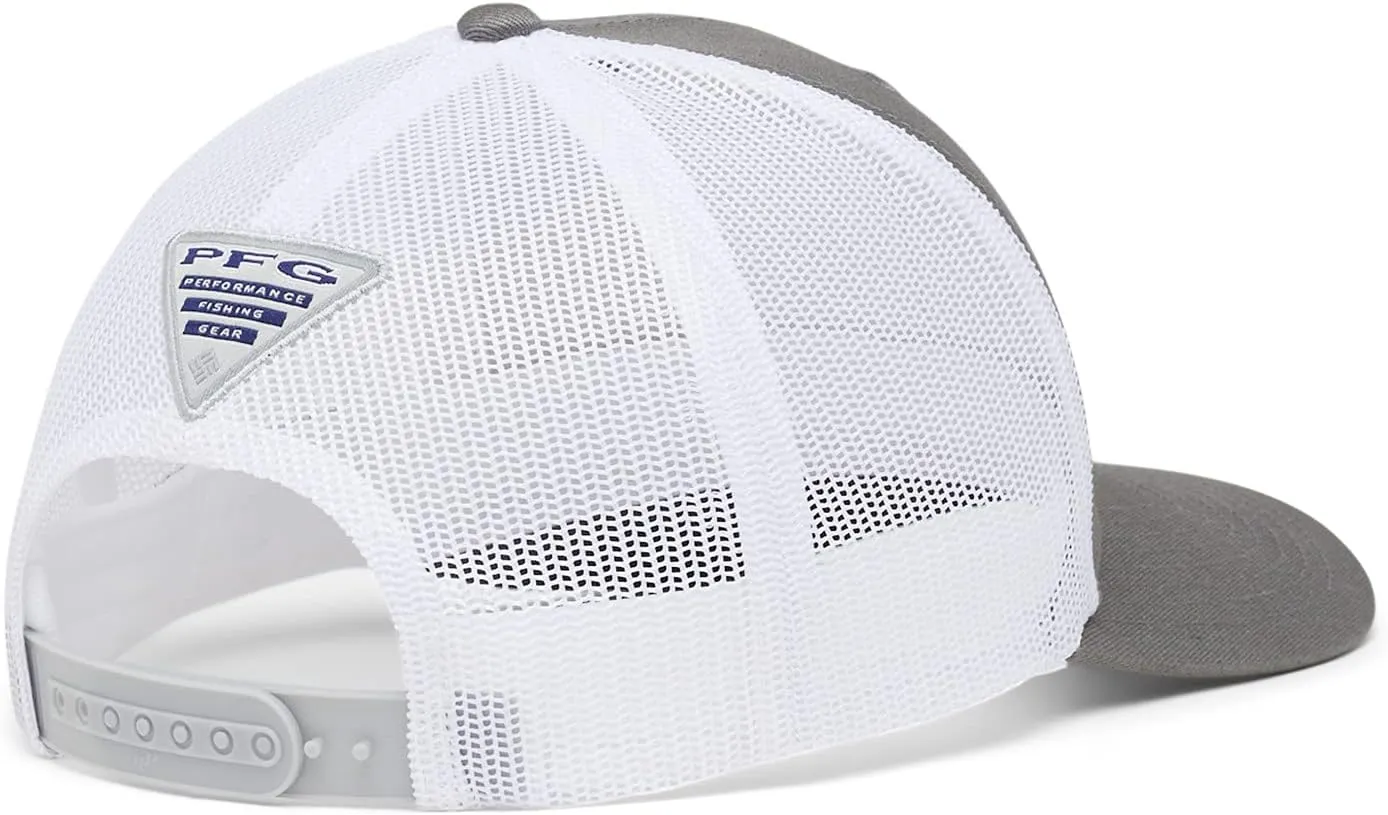 Columbia Unisex-Adult Pfg Fish Flag Mesh Snap Back