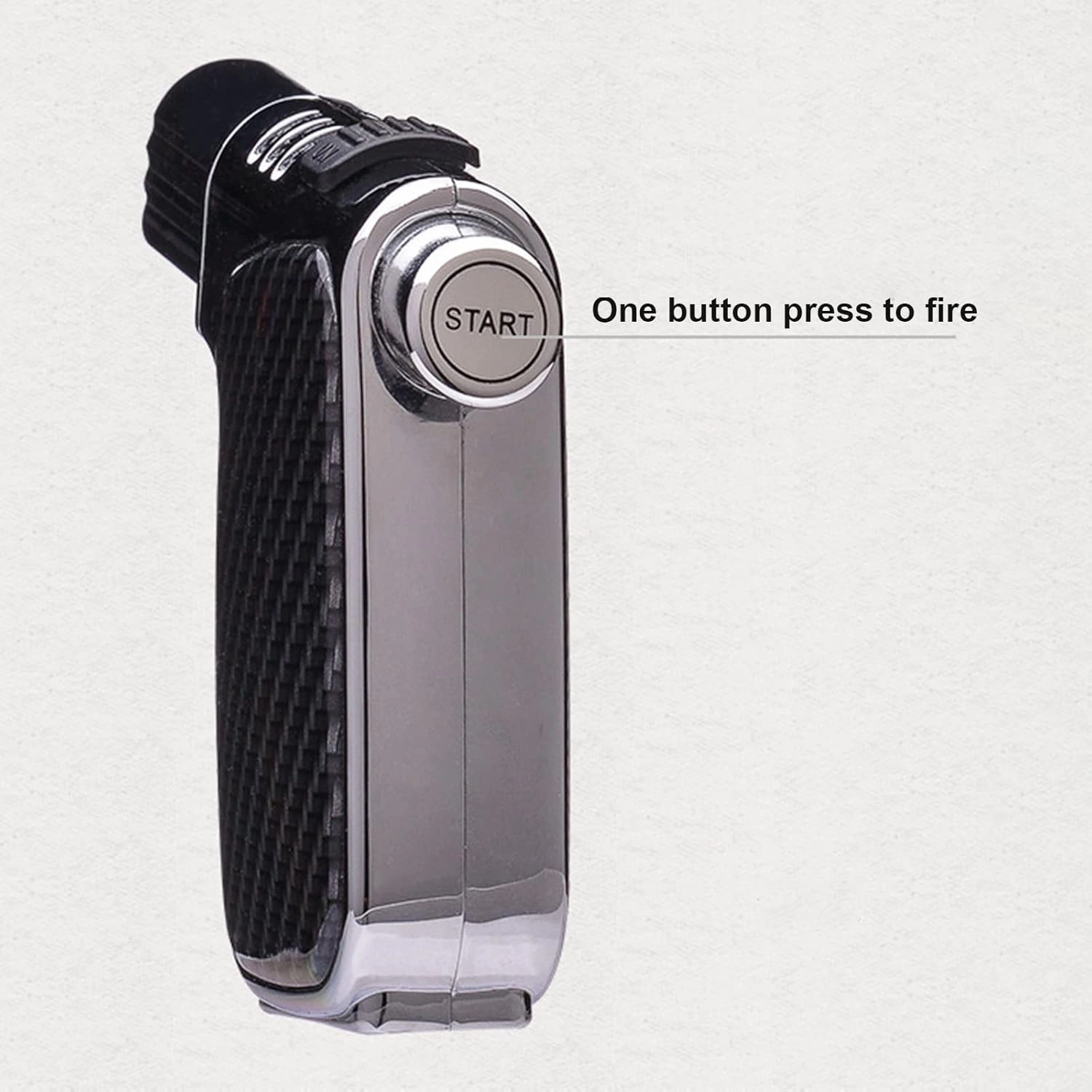 Commercial Multi-Function Cigar Lighter Portable Free-Angle Upside Down Pressing Zinc Alloy Straight Into Blue Flame Lightweight Portable