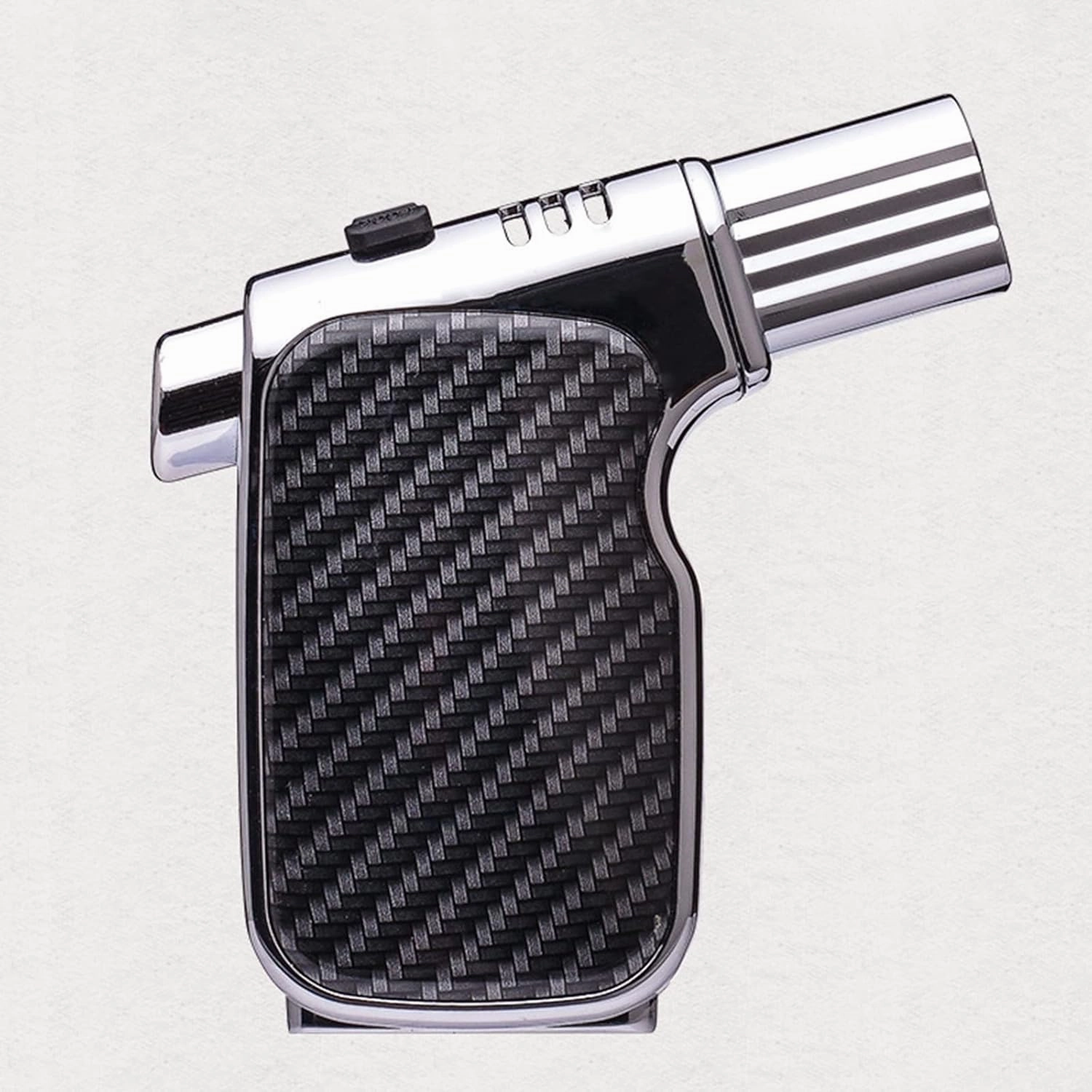 Commercial Multi-Function Cigar Lighter Portable Free-Angle Upside Down Pressing Zinc Alloy Straight Into Blue Flame Lightweight Portable