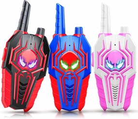 Cool Walkie Talkies for Kids Boys: 3 Pack Kids Walkie Talkies Toys Gifts for 3 4 5 6 7 8 Year Old Girls Boys Family Camping Outdoor Toys Two Way Radio Boy Girl Gift Age 3-8