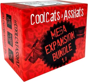 CoolCats & AssHats Mega Expansion - Hilarious Adult Drinking Card Party Game - by Infinite Games (Mega Edition)