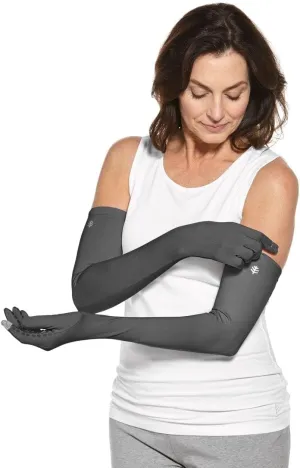 Coolibar UPF 50  Men's Women's Culebra UV Long Sun Gloves - Sun Protective