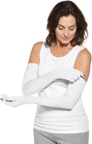 Coolibar UPF 50  Men's Women's Culebra UV Long Sun Gloves - Sun Protective