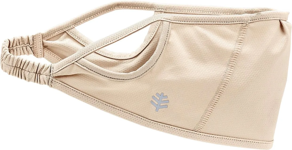 Coolibar UPF 50  Unisex Blackburn UV Mask, Sleek Grey, Small/Medium, Solid - Sun Protective