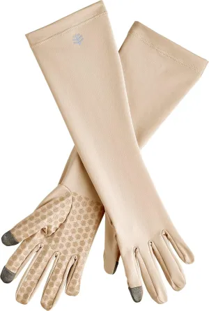 Coolibar UPF 50  Unisex Bona UV Mid Length Gloves - Sun Protective