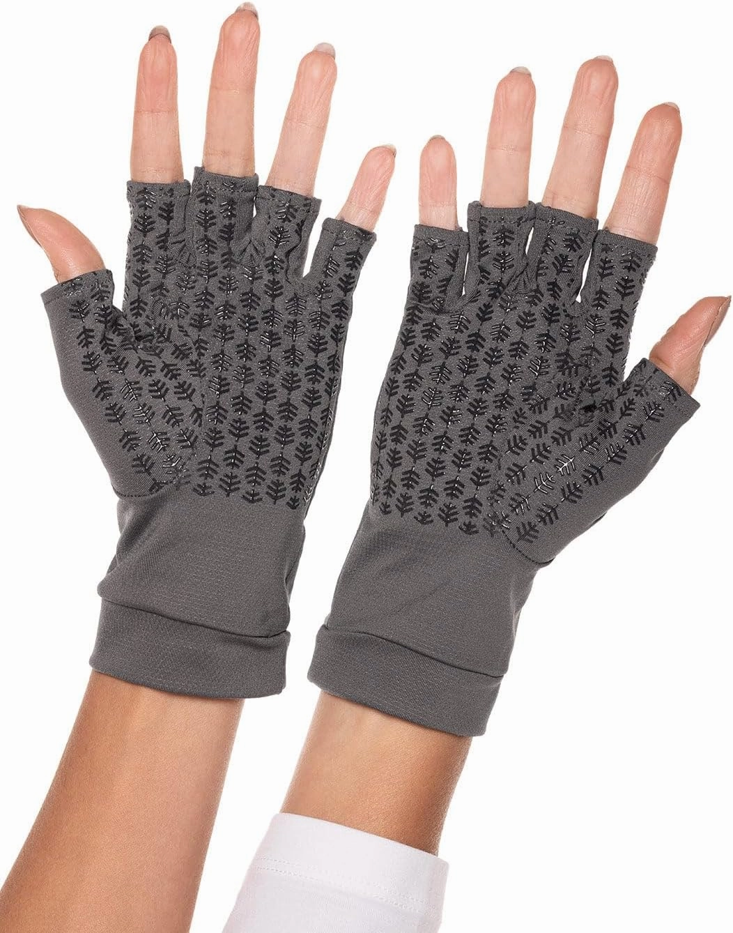 Coolibar UPF 50  Men's Women's Ouray UV Fingerless Sun Gloves - Sun Protective