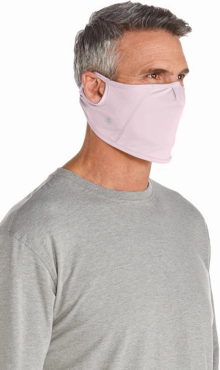 Coolibar UPF 50  Unisex Blackburn UV Mask, Sleek Grey, Small/Medium, Solid - Sun Protective