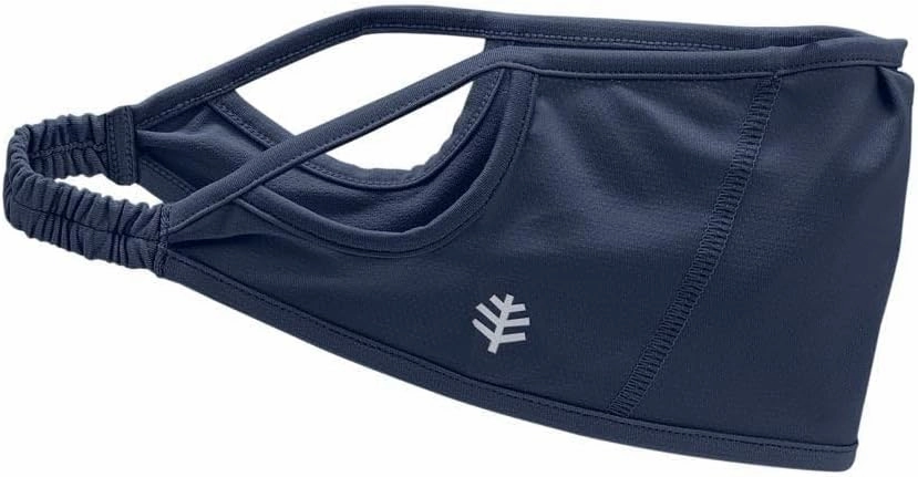 Coolibar UPF 50  Unisex Blackburn UV Mask, Sleek Grey, Small/Medium, Solid - Sun Protective