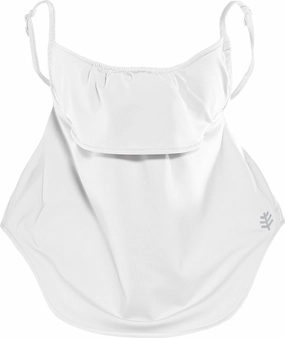 Coolibar UPF 50  Unisex Crestone UV Face Mask, Sleek Grey, Small/Medium, Solid - Sun Protective