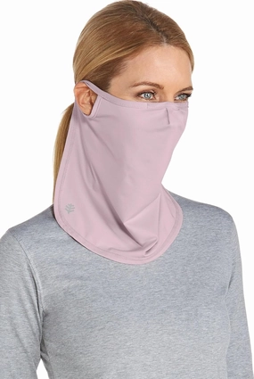 Coolibar UPF 50  Unisex Crestone UV Face Mask, Sleek Grey, Small/Medium, Solid - Sun Protective