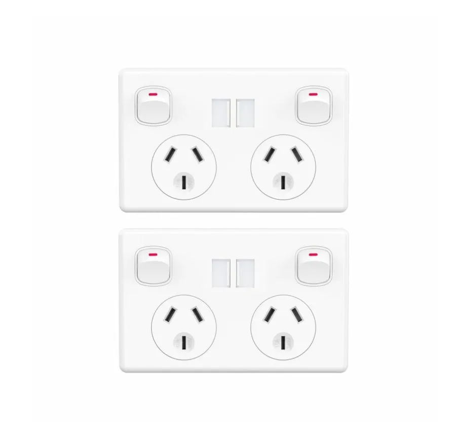 CordTech 3.6A Twin USB Powerpoint- 2 Pack / CPT36-2PK