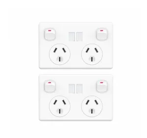 CordTech 3.6A Twin USB Powerpoint- 2 Pack / CPT36-2PK