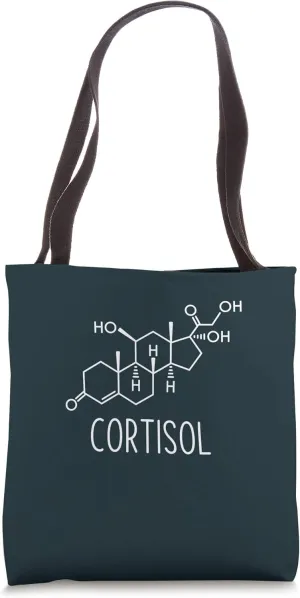 Cortisol Chemical Formula Medical Science Biochemistry Tote Bag