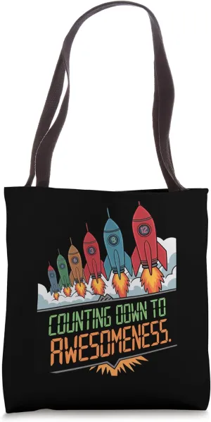 Countdown to Launch Model Rocket Building Hobby Tote Bag