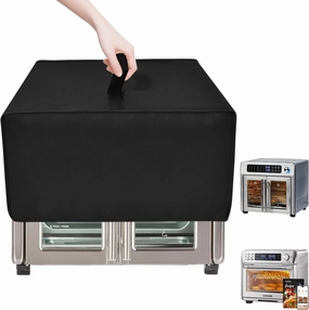 Cover for Emeril Lagasse 26 QT Extra Large Air Fryer Waterproof Dustproof Air Fryer Toaster Oven Cover Heavyweight Thickening Cover for COSORI Smart 11-in-1 Air Fryer Toaster Oven(Black)