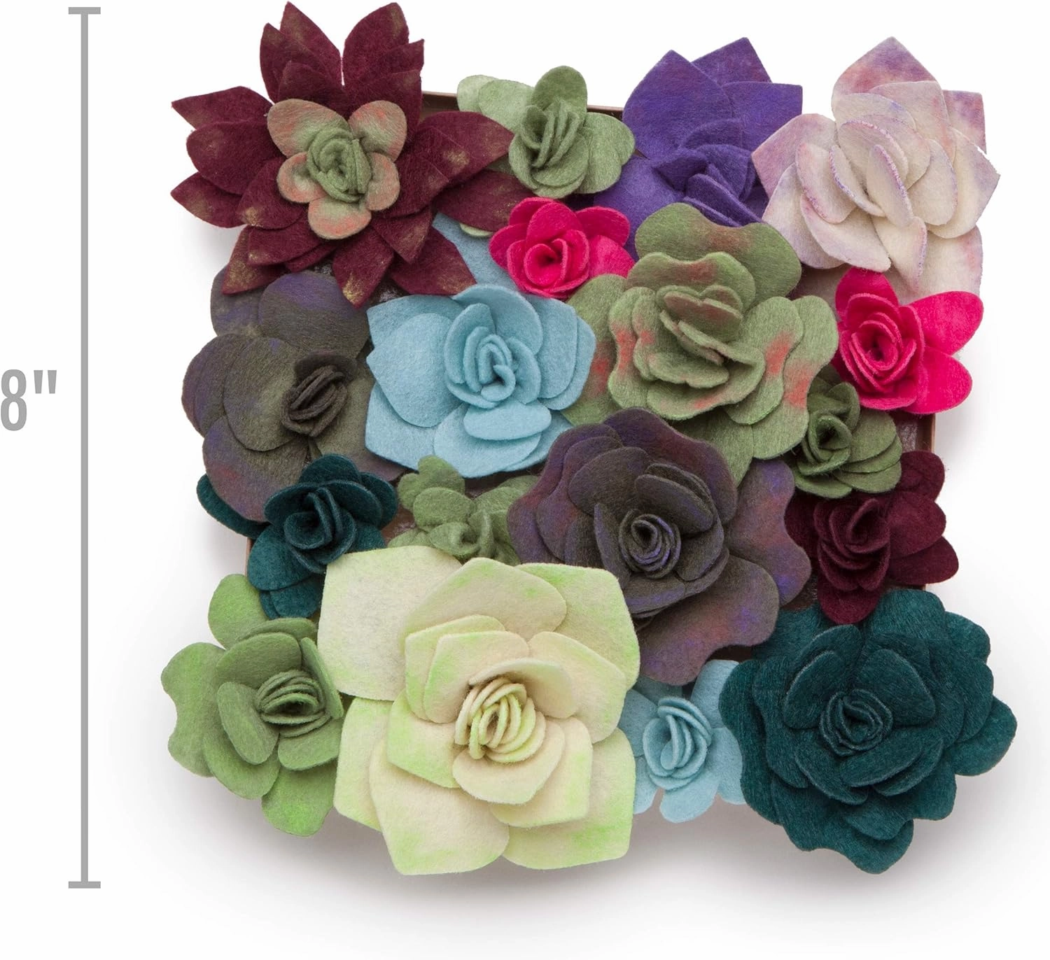 Craft Crush — Felt Succulents Craft Kit — Display Kit — Fun & Easy — Ages 13 , Small