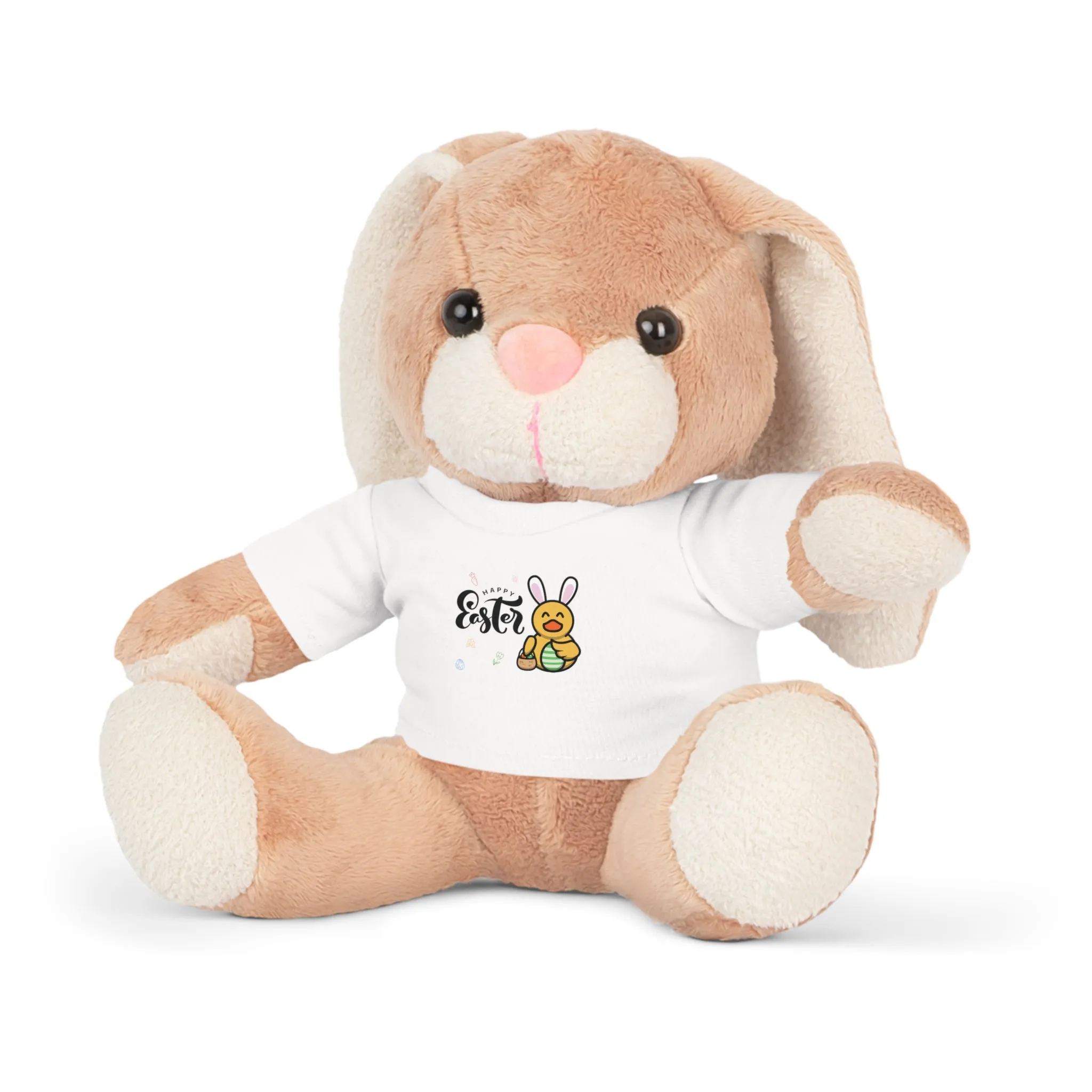 CruisingDucks Gear - Plush Easter Bunny with T-Shirt - "Hop & Quack"