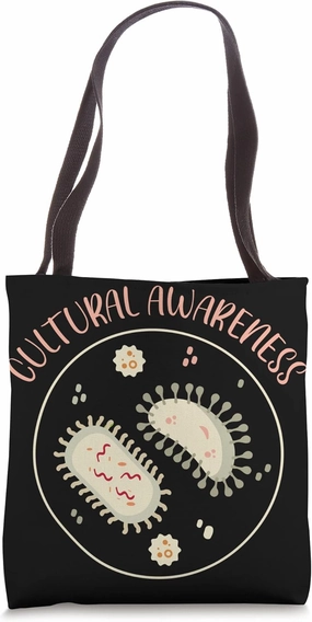 Cultural Awareness Microorganism Science Lover Microbiology Tote Bag