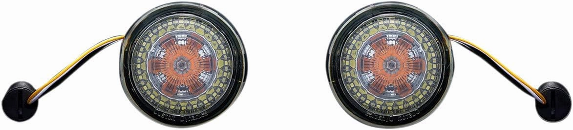 Custom Dynamics ProBEAM Amber/White Dynamic Ringz with Smoke Lens PB-AW-1157
