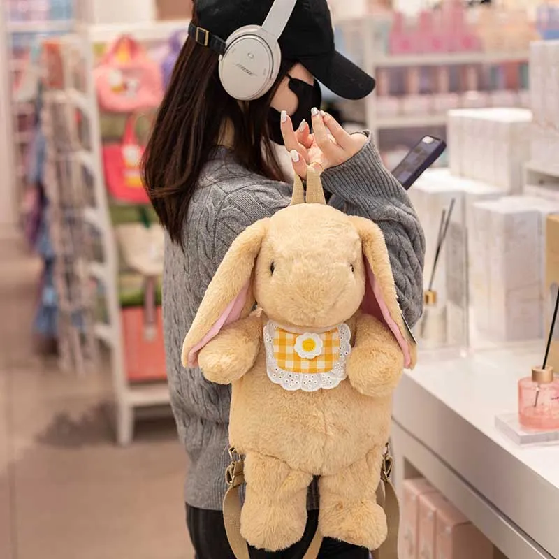 Cute Bunny Backpack Plush Bag