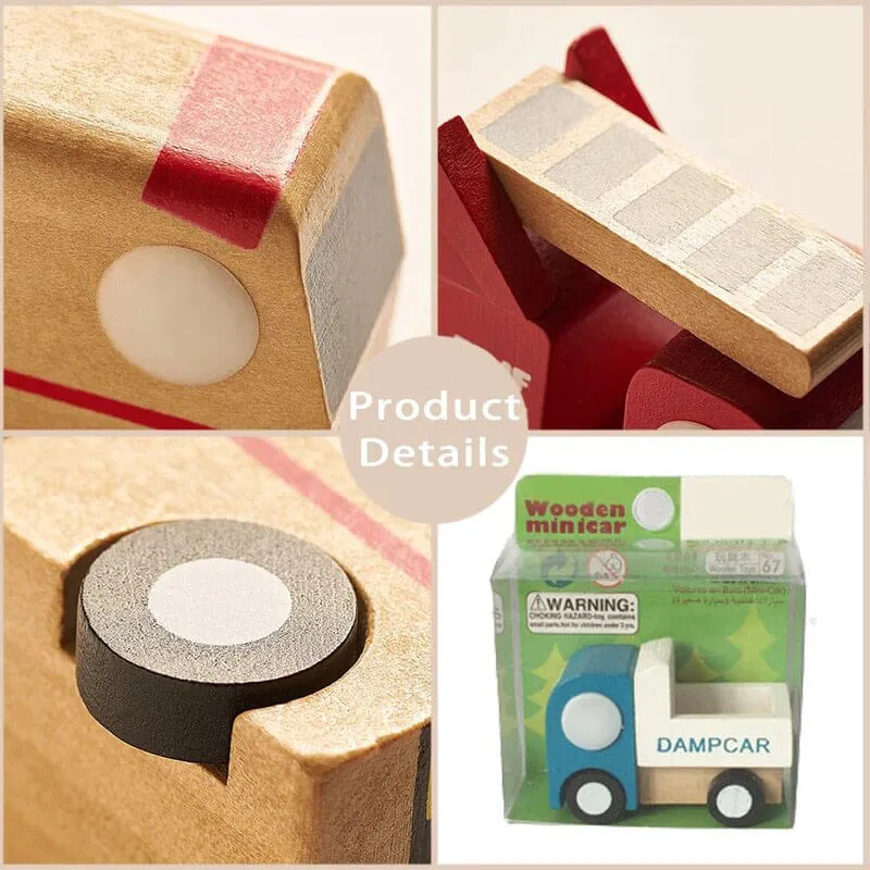 Cute Mini Wooden Car Toys For Kids