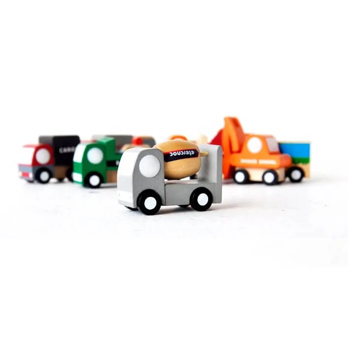 Cute Mini Wooden Car Toys For Kids