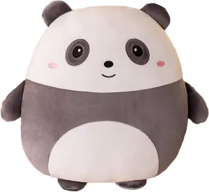 Cute Panda Plush Pillow, 16 inch Panda Stuffed Animal Toy Kawaii Panda Plushies Hugging Pillow Gifts for Room Decor Kids Birthday Valentine