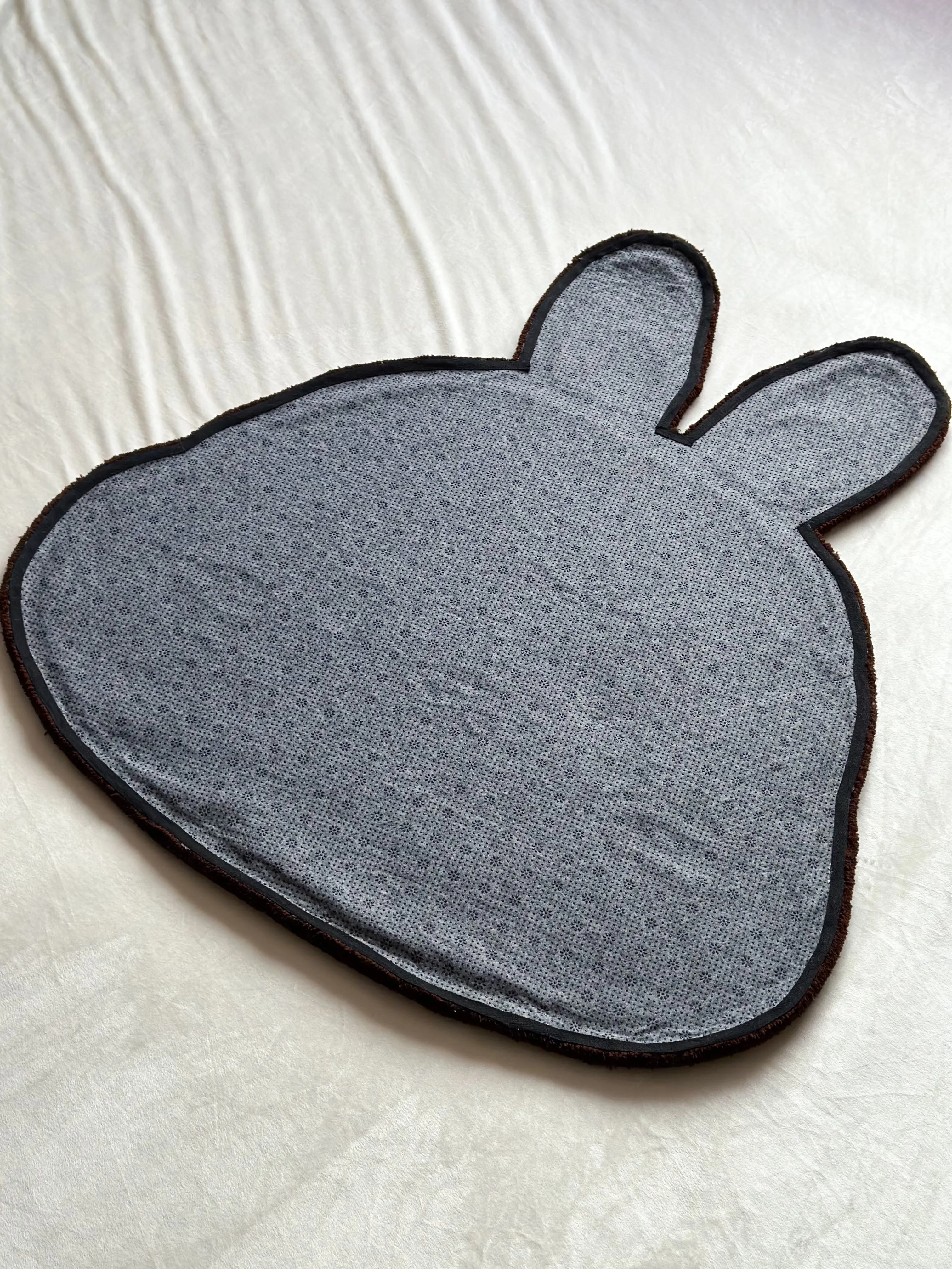 Cute White Bunny Rug