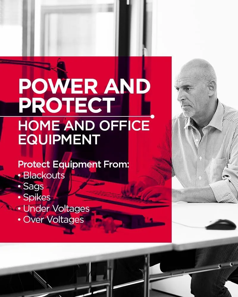 CyberPower CP900AVR AVR UPS System, 900VA/560W, 10 Outlets, Mini-Tower