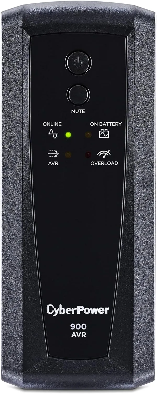 CyberPower CP900AVR AVR UPS System, 900VA/560W, 10 Outlets, Mini-Tower