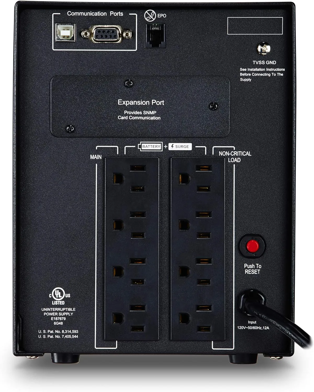 CyberPower PR1500LCD Smart App Sinewave UPS System, 1500VA/1500W, 8 Outlets, AVR, Mini-Tower