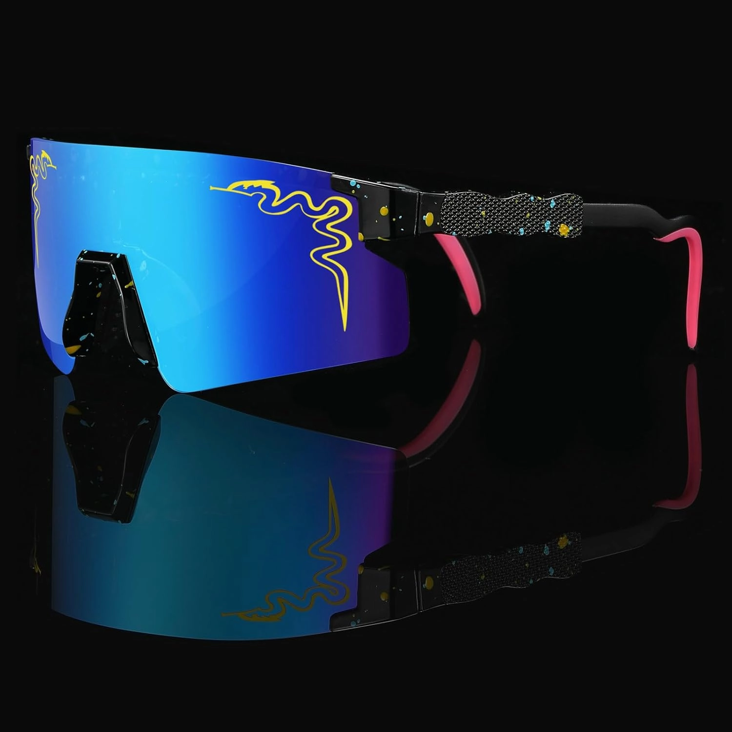Cycling Sunglasses UV400 Outdoor Men Women Adults Youth Boys Girls Kids Baseball Sport Softball Goggles